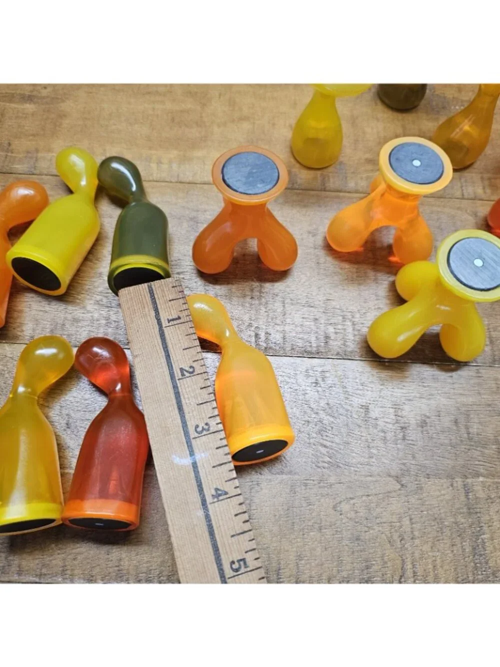 OLIBLOCK architectural building blocks 2001 -24 PC Set Clear Tube Orange